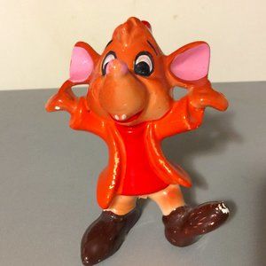 Vintage Walt Disney Productions Cinderella Jaq Mouse Ceramic Figurine